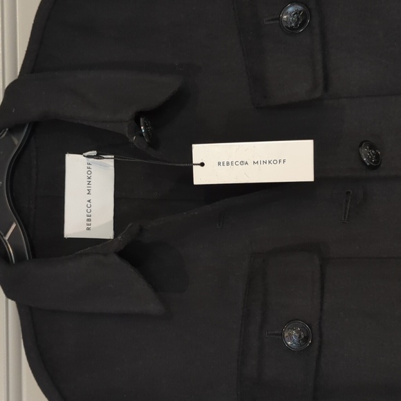 Rebecca Minkoff Wool blend Jacket Coat Shaket medium NWT - Picture 6 of 12